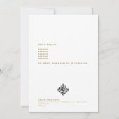 Elegante Gouden Kerst Piano Recital & Programma (Achterkant)