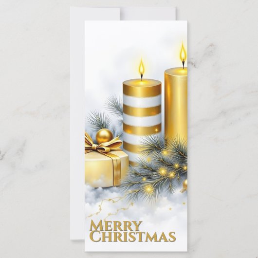 Elegante Gouden Kerstversiering (Voorkant)