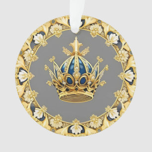 Elegante Gouden Kroon Ornament