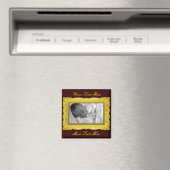 Elegante gouden Lijsten magneet (Insitu (Vaatwasser))