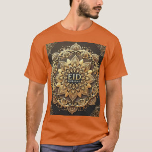 Elegante gouden mandala Eid Mubarak T-shirt