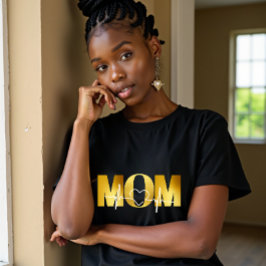 Elegante gouden MOM Heartbeat - Perfect cadeau voo T-shirt