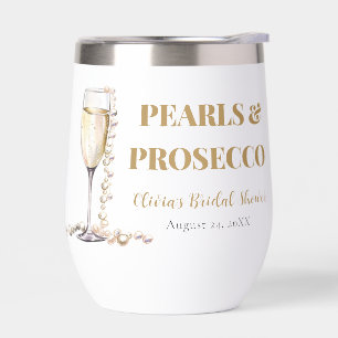 Elegante gouden parels en Prosecco Vrijgezellenfee