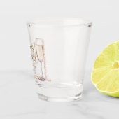 Elegante gouden parels en Prosecco Vrijgezellenfee Shot Glas (Rechts)