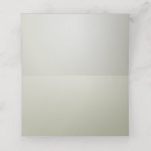 Elegante gouden  plaatskaart (Binnenkant ongevouwen)