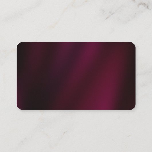 Elegante gouden script naam tekst afgeronde hoek L Visitekaartje (Achterkant)