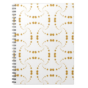 Elegante gouden stippen notitieboek