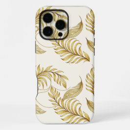 Elegante gouden telefoonhoes voor herfst iPhone 16 pro max hoesje
