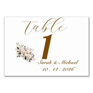 Elegante Gouden Typografie Minimalistische Trouwta Kaart