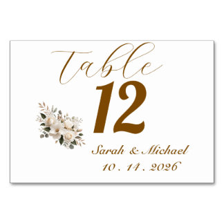 Elegante Gouden Typografie Minimalistische Trouwta Kaart