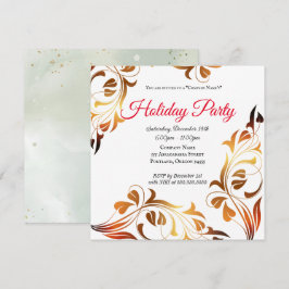 Elegante gouden uitnodiging voor feestelijke bedri