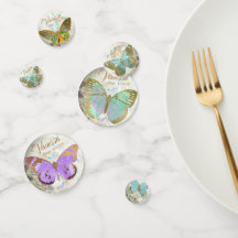 Elegante Gouden Vlinders Gepersonaliseerde Naam Da