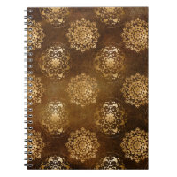 Elegante goudfolie en zwarte Indiase mandala