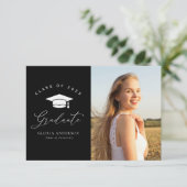 élégante grâce moderne invitation et faire-part (Debout devant)