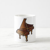 Elegante Grand Piano Music Lovers Design Koffiemok (Center)