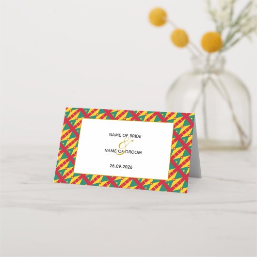 Elegante GRENADA CARRIACOU bruiloft vieren (Achterkant)