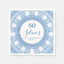 Elegante Griekse of Romeinse verjaardag met aangep Servet