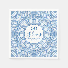 Elegante Griekse of Romeinse verjaardag met aangep Servet