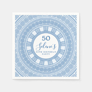 Elegante Griekse of Romeinse verjaardag met aangep Servet