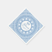 Elegante Griekse of Romeinse verjaardag met aangep Servet (Hoek)