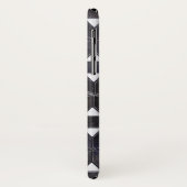 elegante grijze mozaïek bloem van het leven Tegel Case-Mate iPhone Case (Achterkant/links)