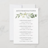 Elegante groene accommodaties Behuizing Kaart (Voorkant)