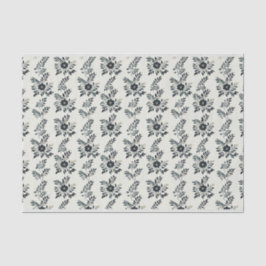 Elegante groene bloemen tissuepapier