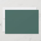 Elegante Groene Boom Illustratie Save The Date (Achterkant)
