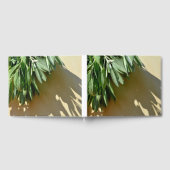 Elegante groene botanische bladeren Fresh-cut krui Gastenboek (Volledig)