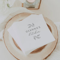 Elegante Groene Botanische Gepersonaliseerde