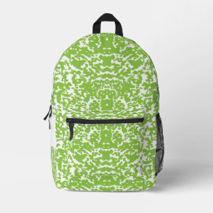 Elegante groene botanische patroon rugzak