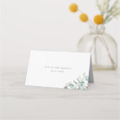Elegante groene eucalyptus bruiloft (Achterkant)