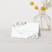 Elegante groene eucalyptus bruiloft (Voorkant)