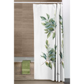 Elegante Groene Foliage Waterverf, custom Douchegordijn