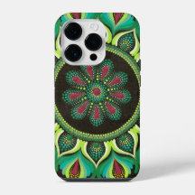 Elegante Groene Mandala | Boheemse Zen Minimalist
