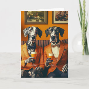 Elegante Grote Deen Honden Sinaasappel pakken
