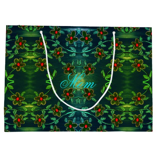 Elegante grote geschenkzak voor mama groot cadeauzakje (Achterkant)