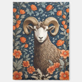 Elegante grote hoorn schapen William Morris geïnsp Magneet (Voorkant)