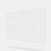 Elegante Grote Opening Transparant Welkom Acryl Bord (Hoek)