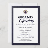 Elegante Grote Openingsuitnodiging Kaart (Voorkant)