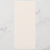 Elegante hand getrokken retro zwarte bruiloft menu (Achterkant)