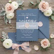 Elegante handgeschreven huwelijkskaart