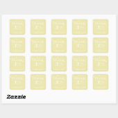 ELEGANTE HANDGESCHREVEN SCRIPT BEDANKT STICKERS (Vel)