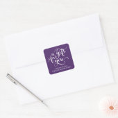 ELEGANTE HANDGESCHREVEN SCRIPT CADEAU LABEL STICKE (Envelop)