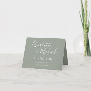 Elegante handtekening script bedankt