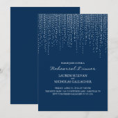 Elegante hanglampen repetitie diner kaart (Voorkant / Achterkant)