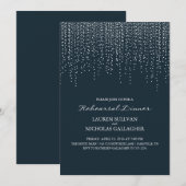 Elegante hanglampen repetitie diner kaart (Voorkant / Achterkant)