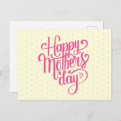 Elegante Happy Moederdag | Briefkaart (Voorkant / Achterkant)