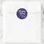 Elegante "Happy New Year" Celebration Sticker (Tas)