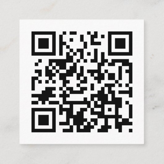 Elegante Hart Kalligrafie QR Code Bruiloft RSVP Informatiekaartje (Achterkant)